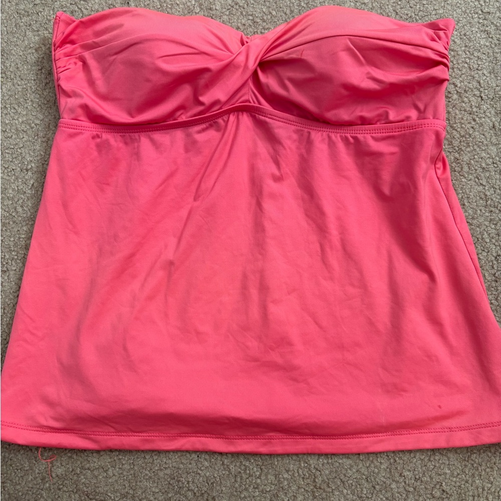 Mossimo Supply Co. Bright Pink Strapless Swim Top